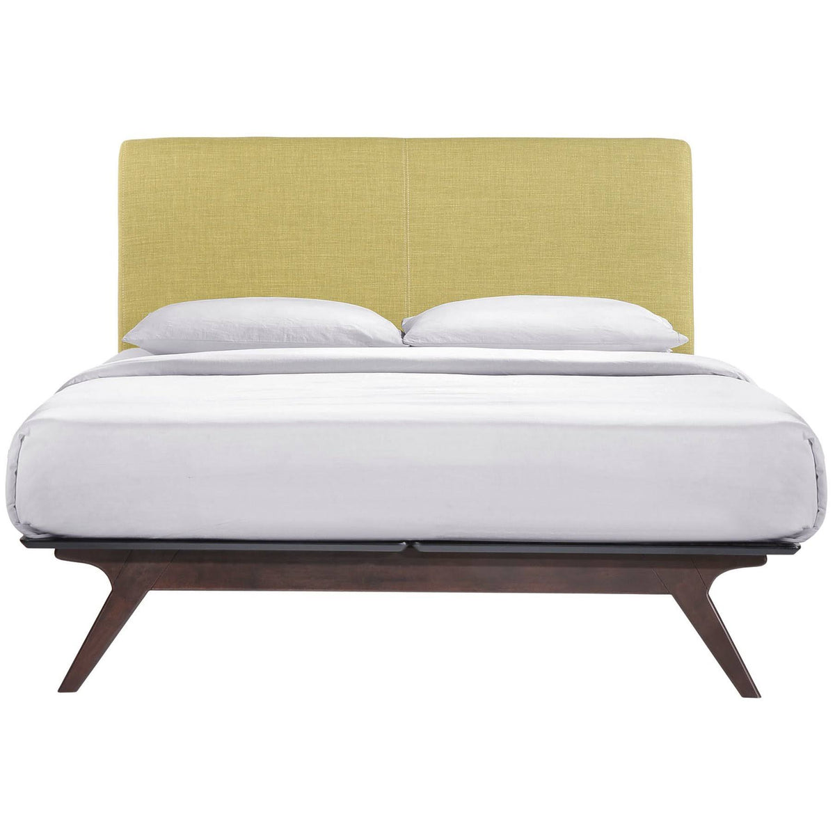 Full Bed in Cappuccino/Green H31295