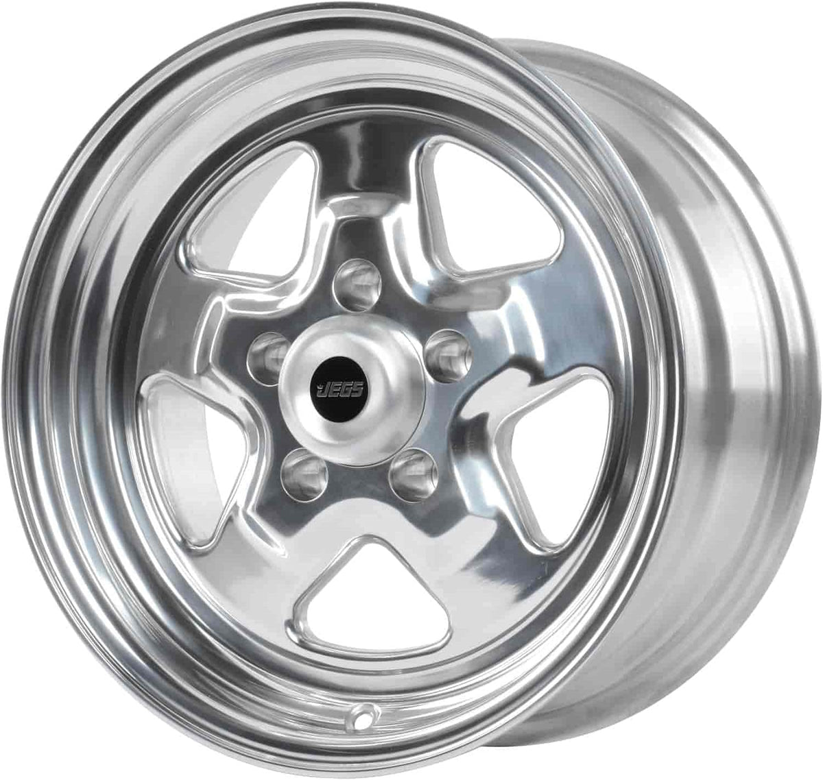 Polished Aluminum Wheel 15” x 7” with Center Cap R54571