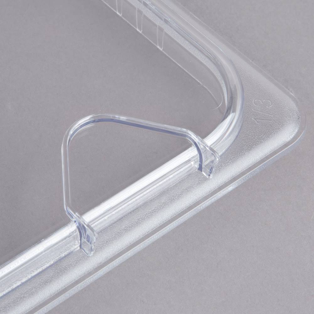 Clear Polycarbonate Hinged Lid with Two Handles J7871