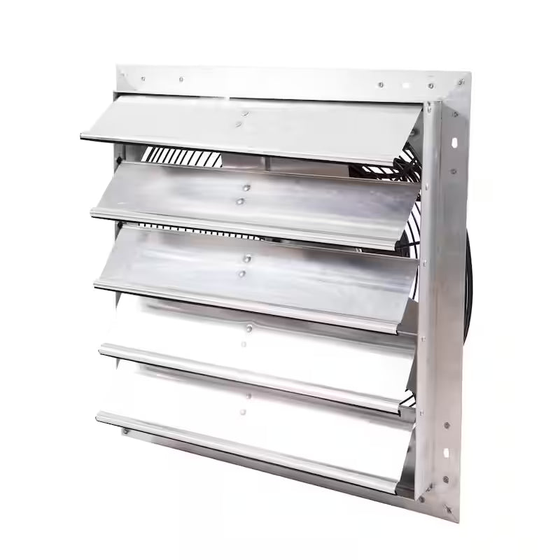 3340 CFM Shutter Exhaust Fan Wall Mounted L8825