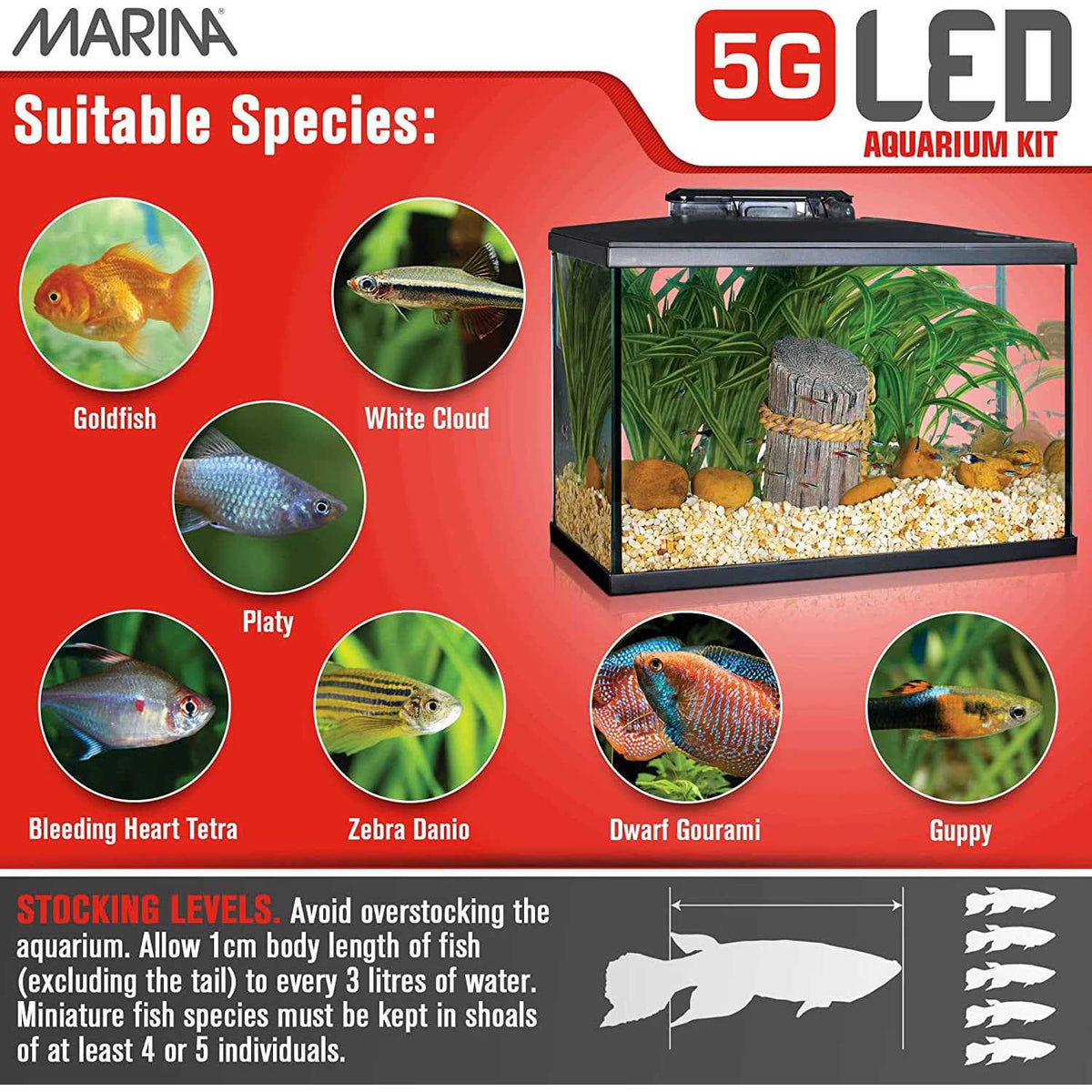 LED Glass Aquarium Kit H879579