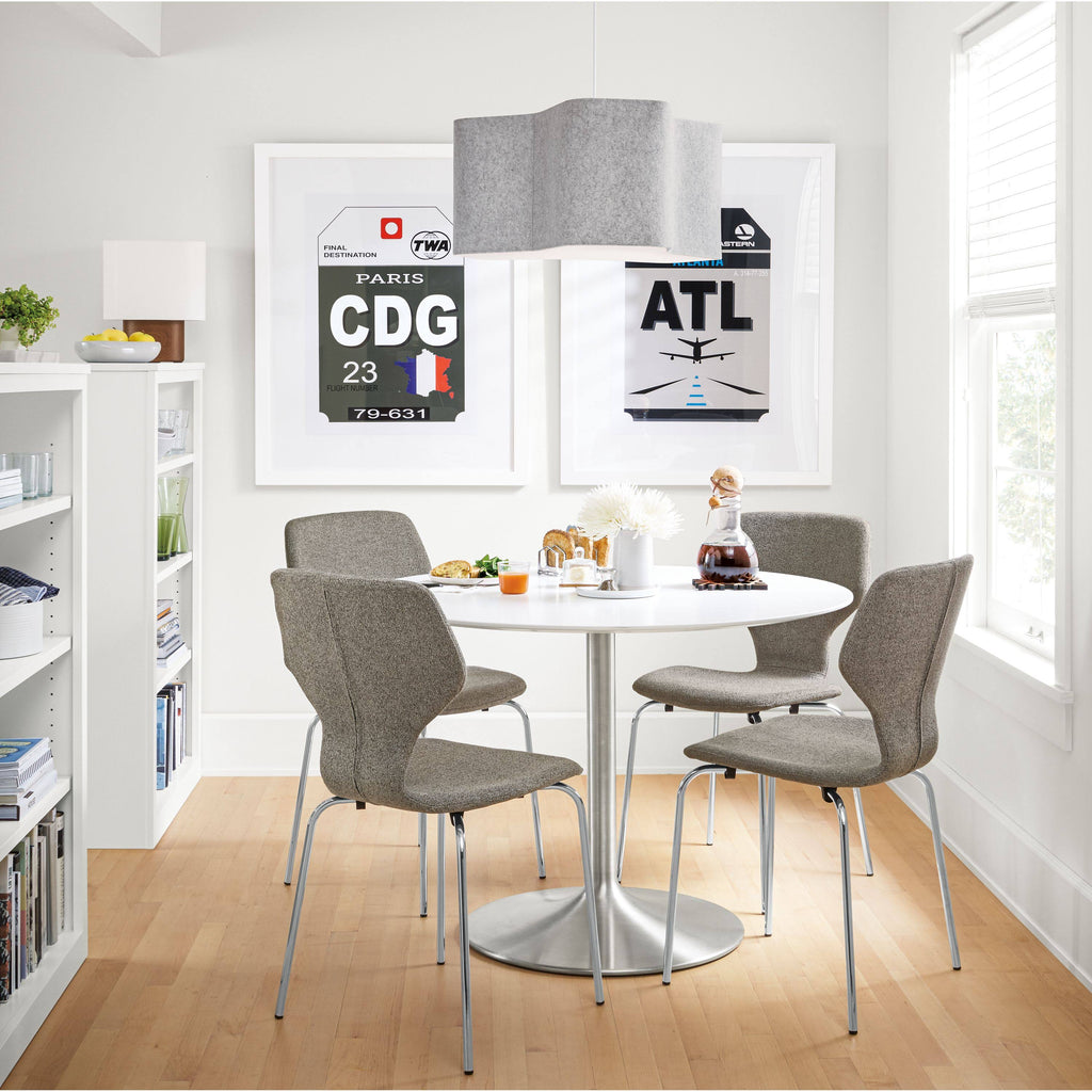 Grey Round Table 27 Diameter Q1250