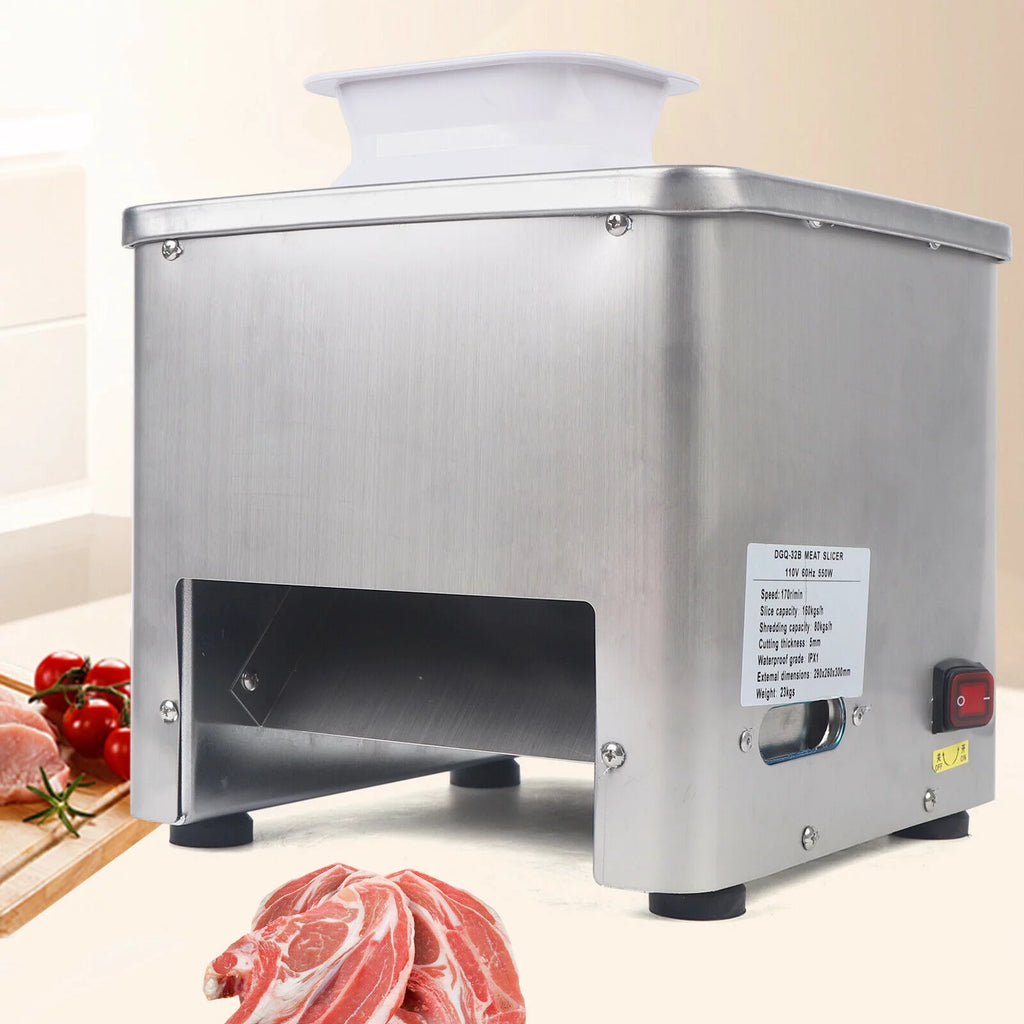 110V Stainless Electric Meat Slicer N458