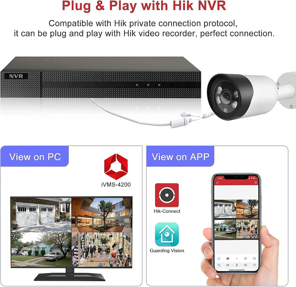 8MP UltraHD 4K PoE IP Camera Bullet W237042