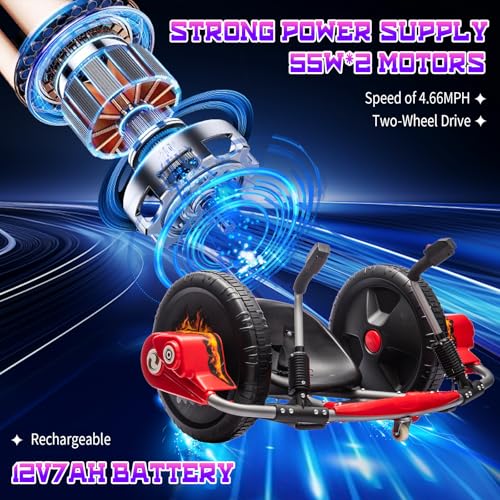 Red 12V Electric Drifting Go Kart with 16-Inch Big Wheel E426467