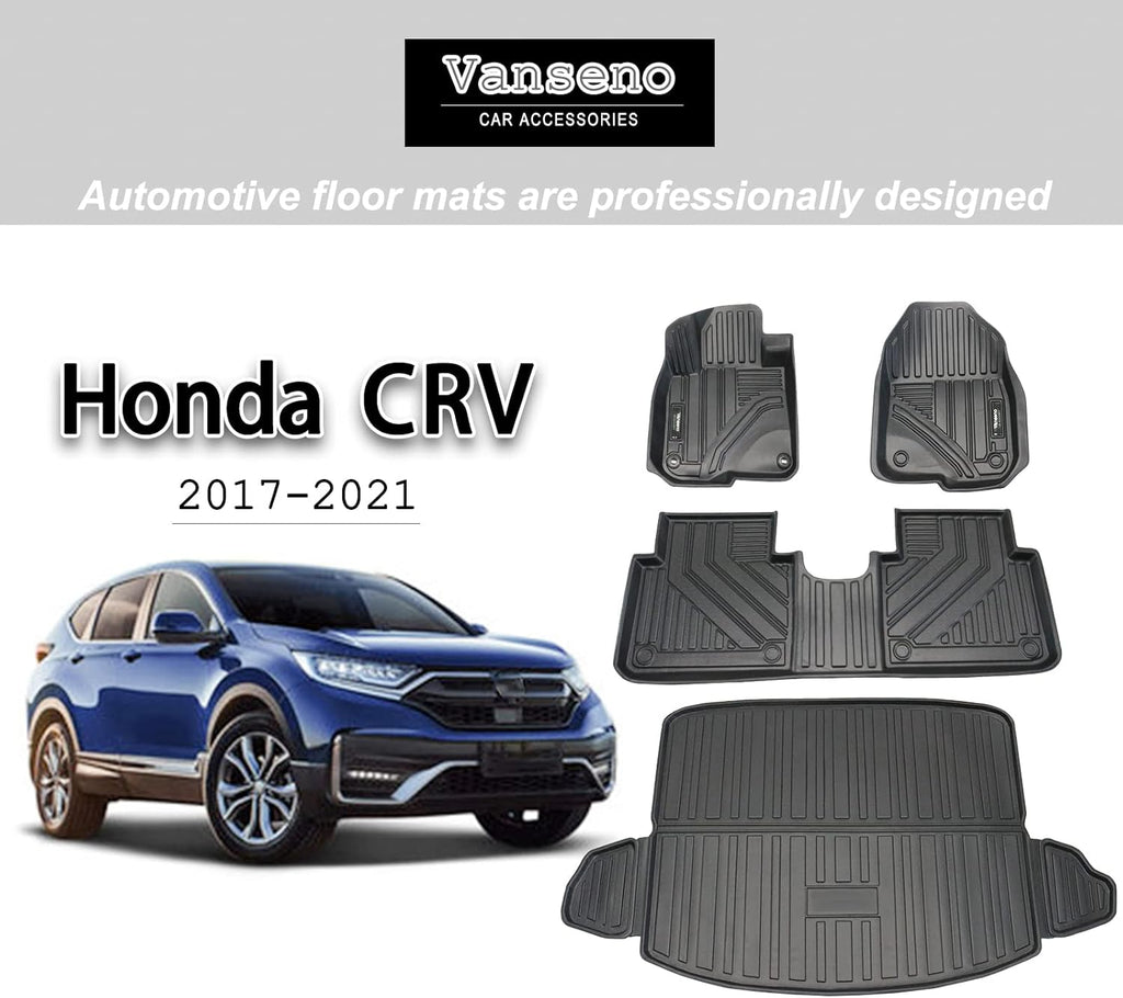 Black All-Weather Rubber Floor Mats K50794