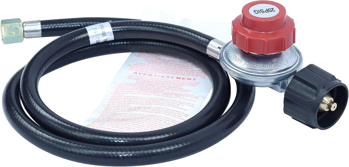 Cast Iron Burner Assembly with High Pressure Regulator and Hose, Pack of 2 T938153