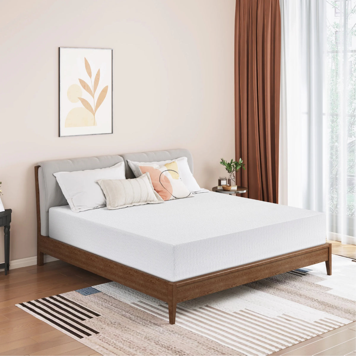 10 Tight Top Gel Memory Foam Full Mattress D254947