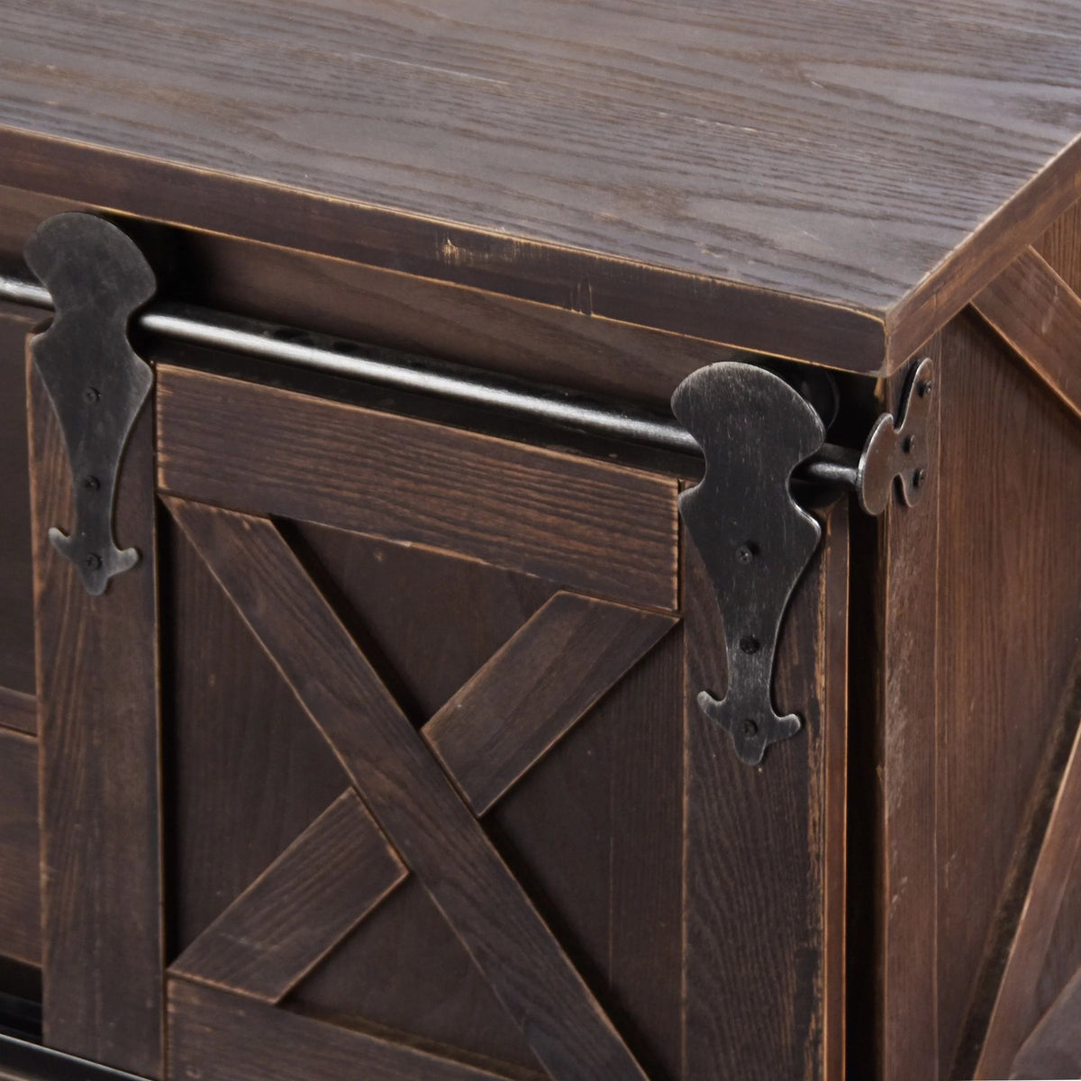Dark Brown Wooden Coffee Table F672