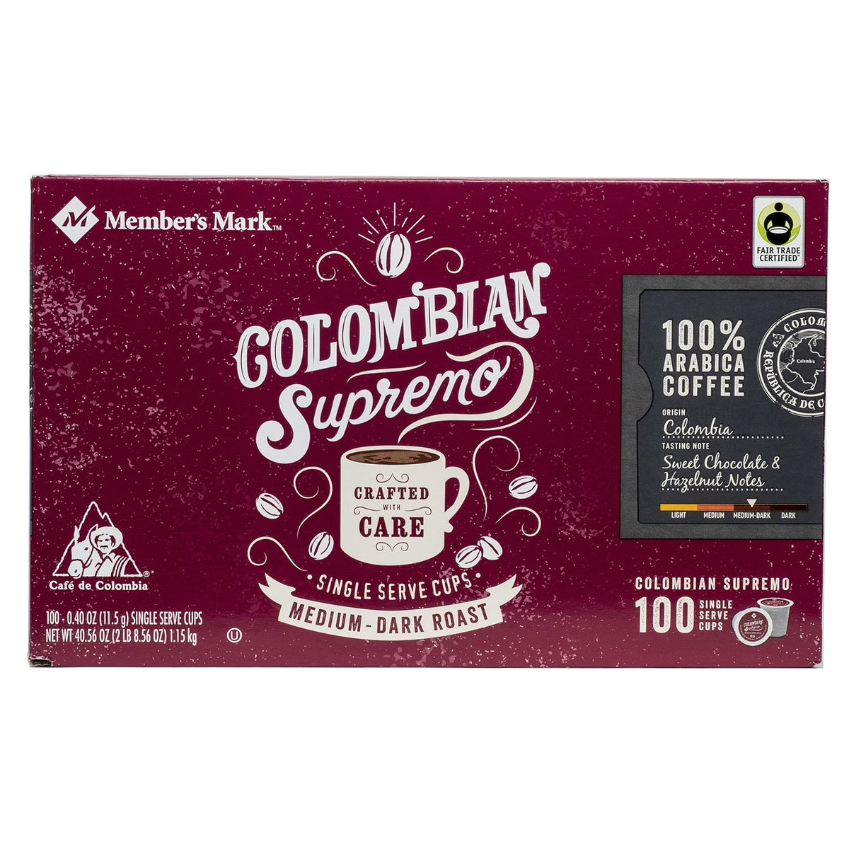 100 ct. Colombian Supremo Coffee B534