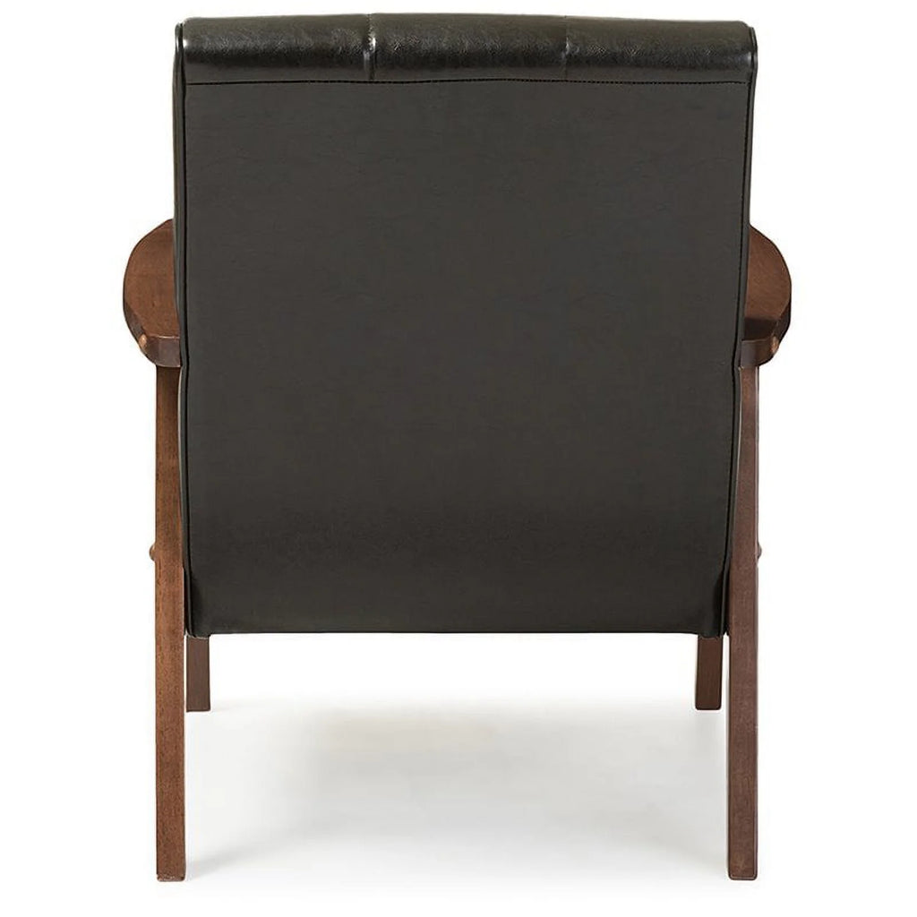 Black Walnut Accent Chair I63513