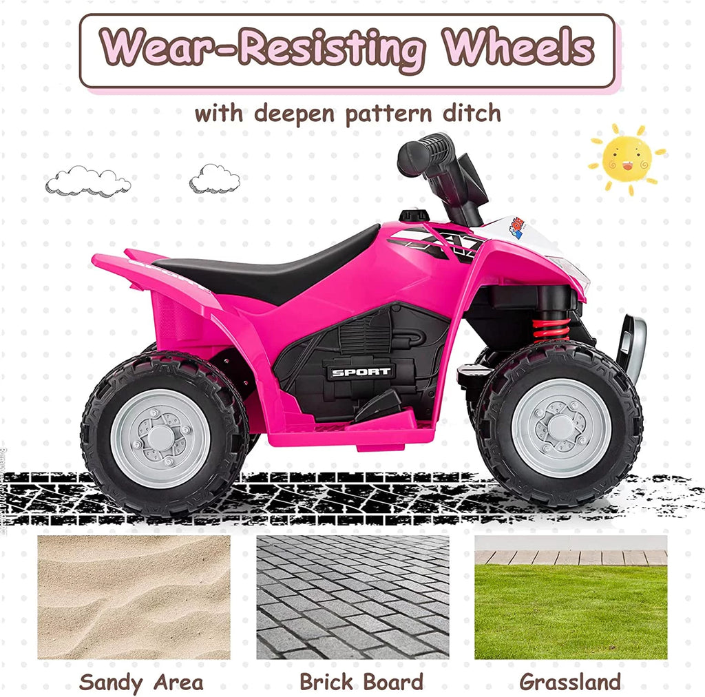 Blue 6V Battery Powered Kids Ride On ATV M81042
