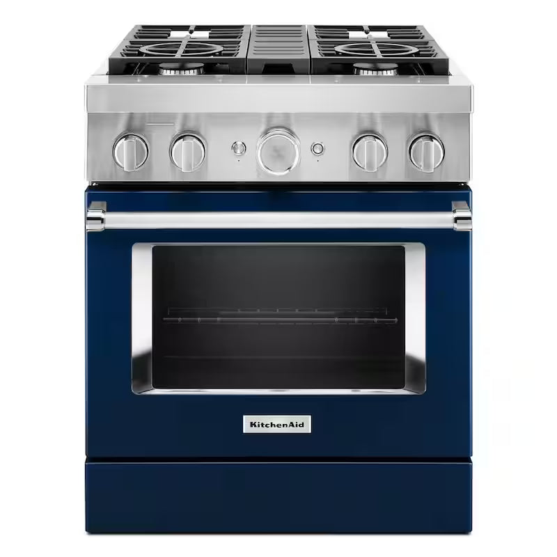 4 Burner Dual Fuel Freestanding Smart Range in Ink Blue N882756