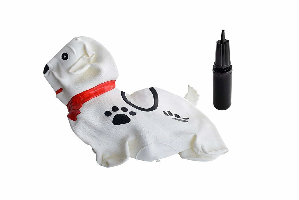Black & White Dog Inflatable Hopper Toy with Pump B5463