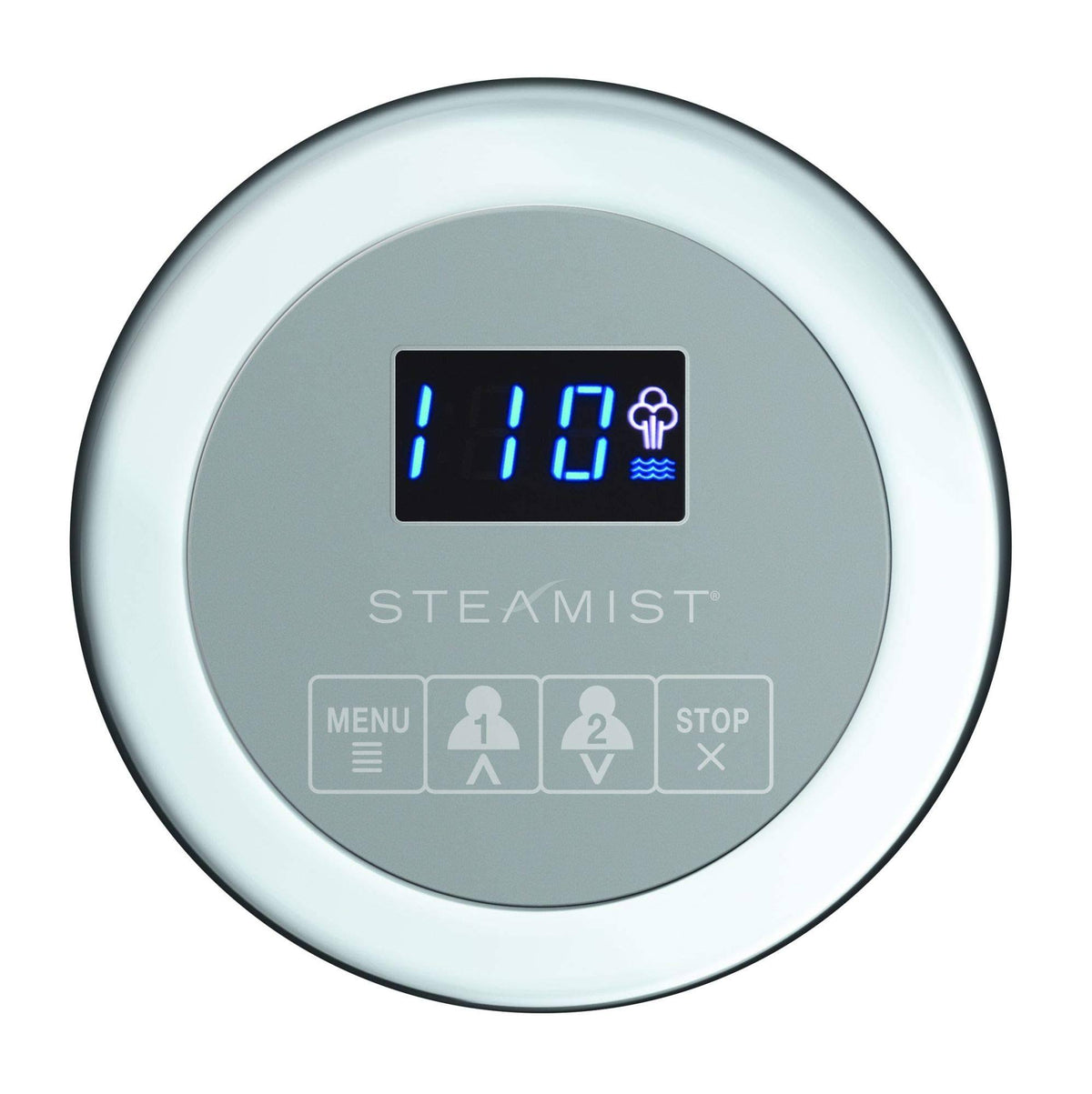 Digital Control Round Chrome P648