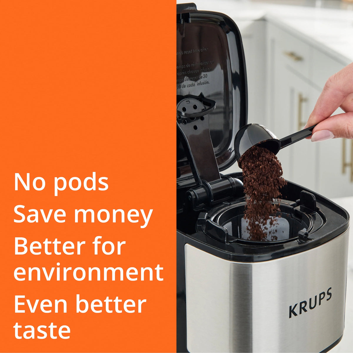 Single-Serve Coffee Maker with Stainless Steel Travel Mug E337585