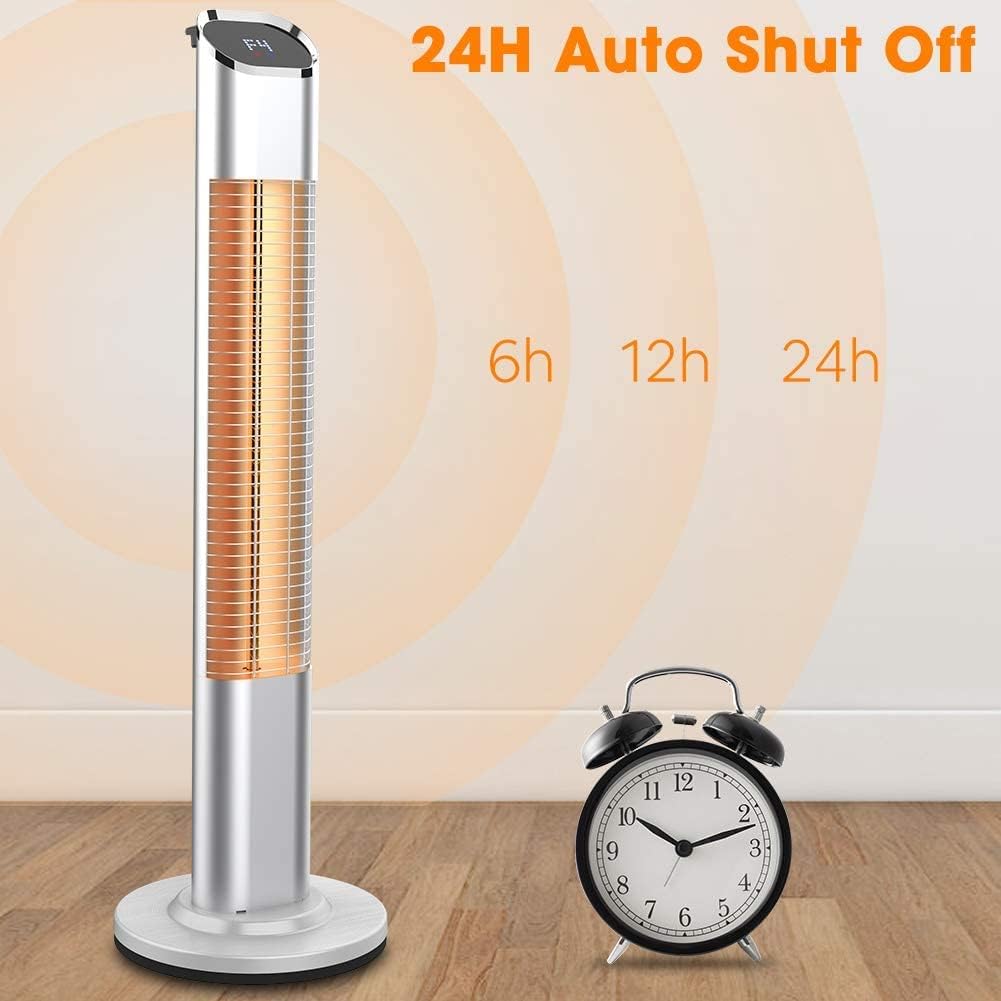 Electric Infrared Standing Patio Heater with Remote Control C532177