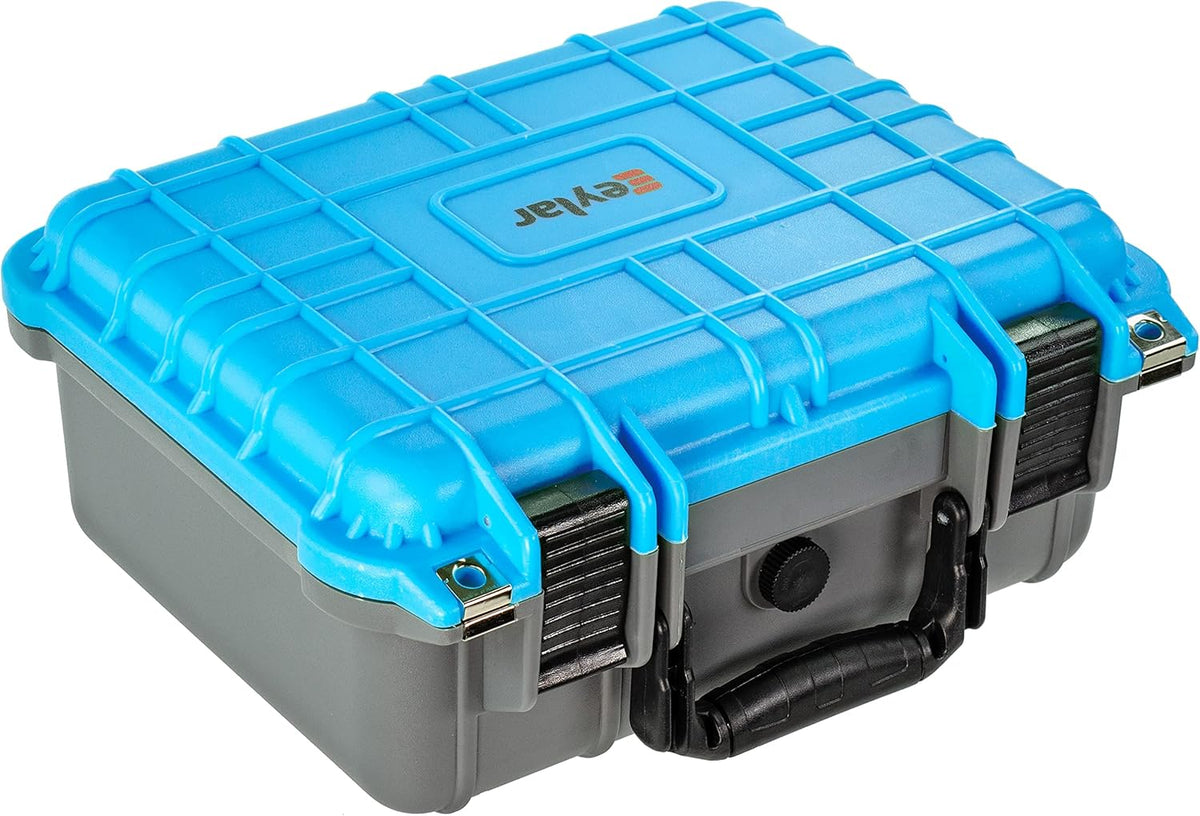 13.37 Inch Waterproof Shockproof Camera Case Dry Box with Foam Pack of 2 C1975