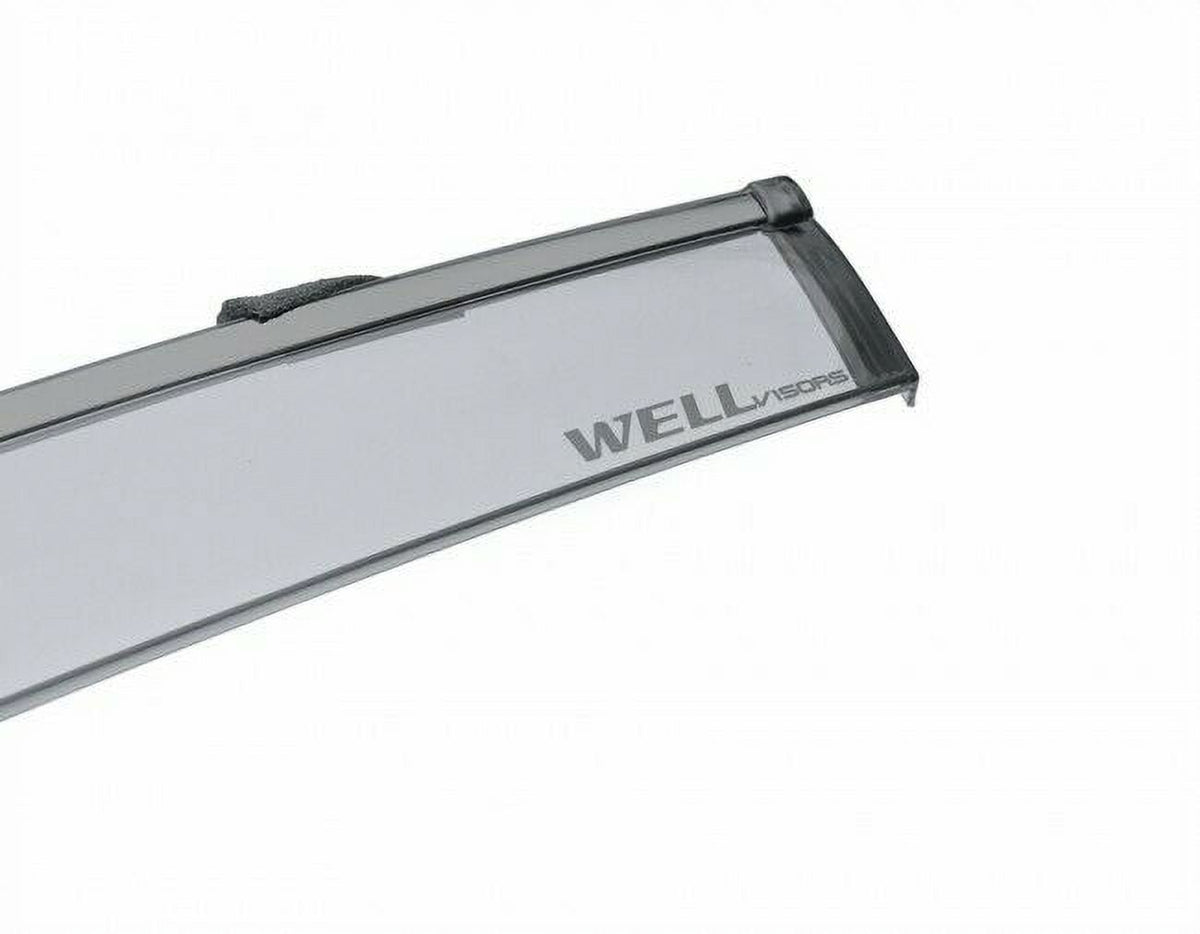 Smoke Tinted Side Window Visors Deflectors X6414