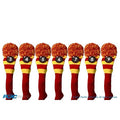 Red Yellow Knit Golf Headcover D8687