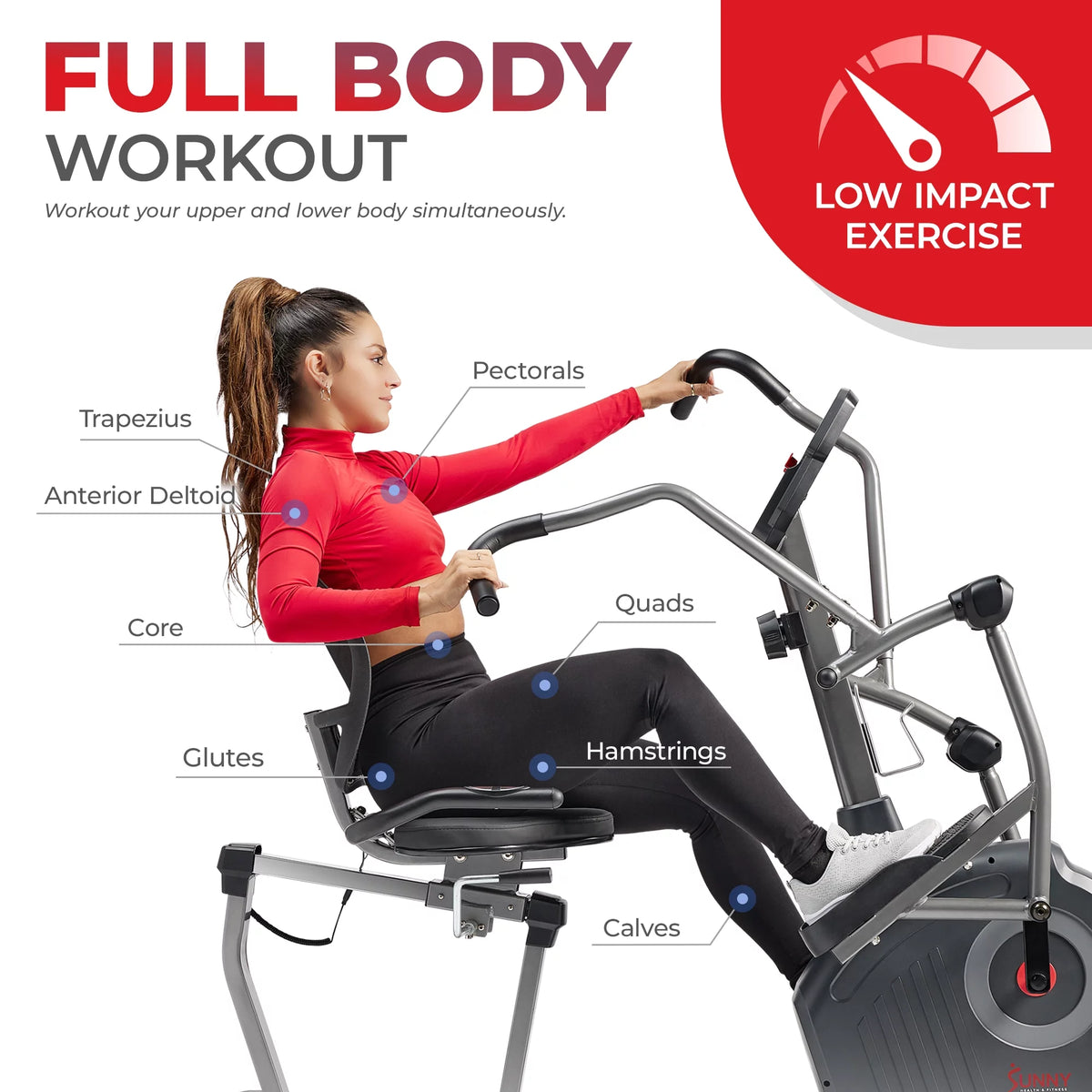 Recumbent Cross Trainer Elliptical V518535