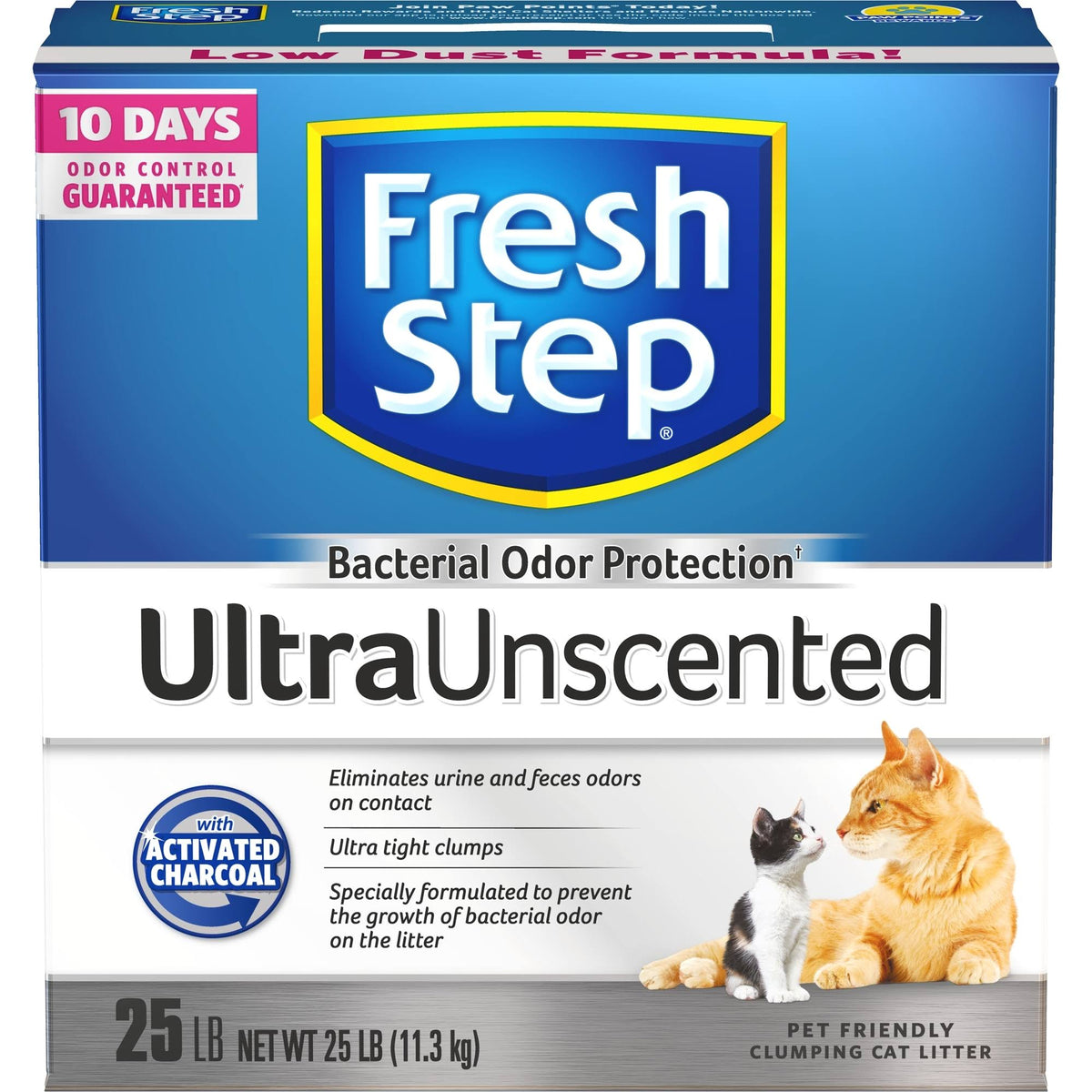 Unscented Clumping Cat Litter - 25 lb box B8315