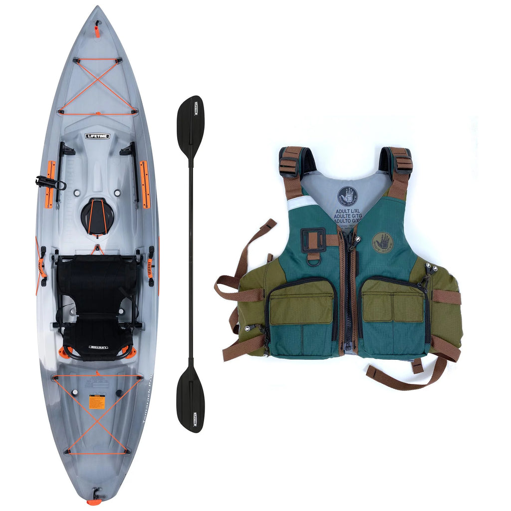 10'3 Kayak with Fishing Life Vest I238