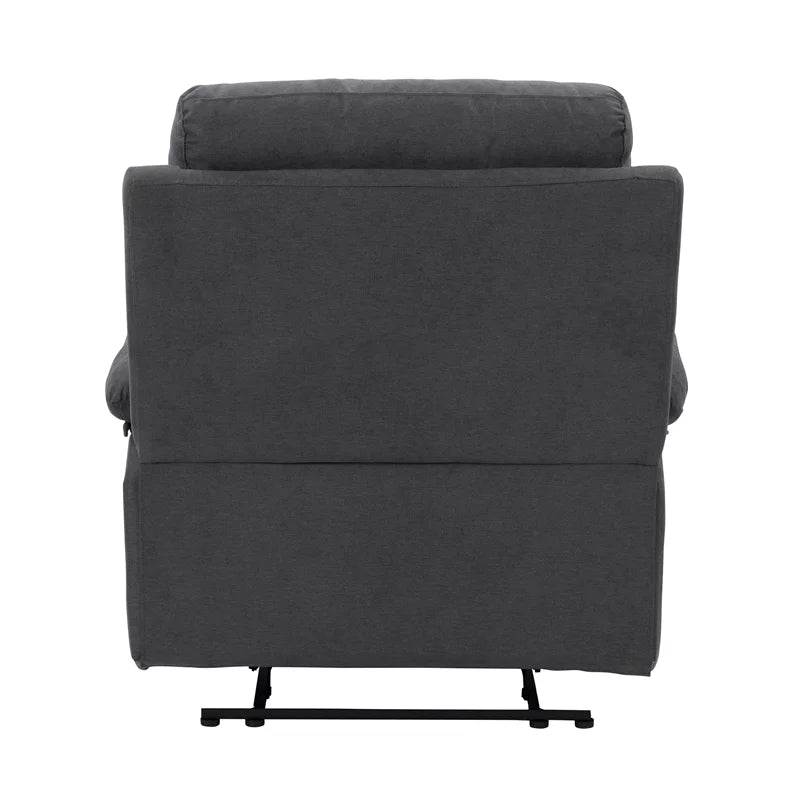 Dark Gray Fabric Manual Recliner P13641
