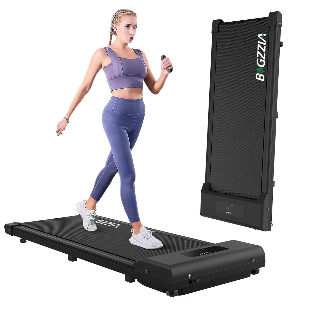 2 in 1 Under Desk Treadmill with Remote Control and LCD Display O8994