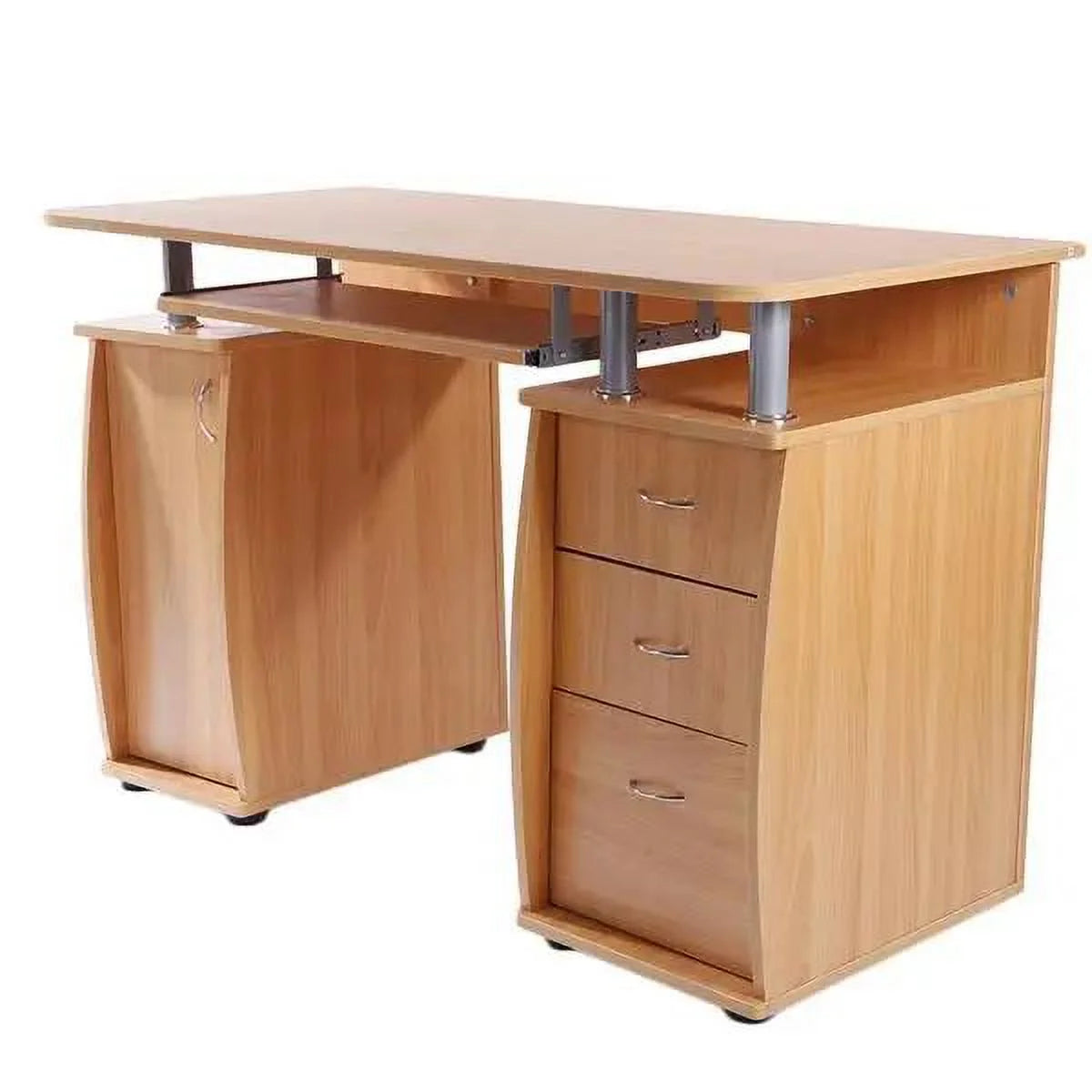 1pc Wood Computer Desk with Drawers P332