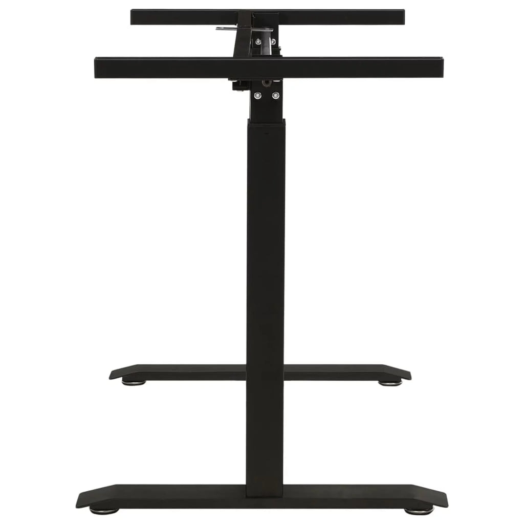 Manual Height Adjustable Standing Desk Frame Black M136