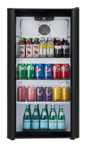Glass Door Display Refrigerator 3.1 cu ft Black W254