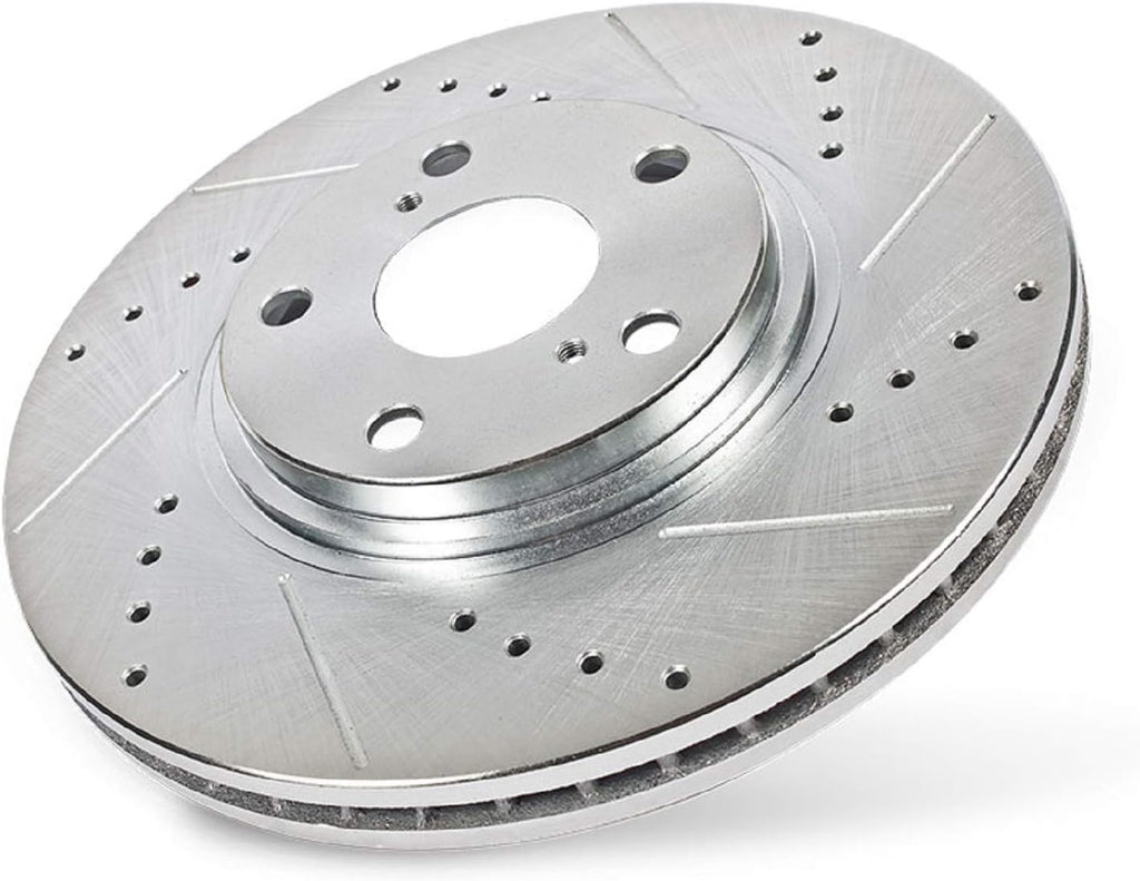 Z23 Carbon Fiber Brake Pads with Drilled & Slotted Brake Rotors Kit V94436