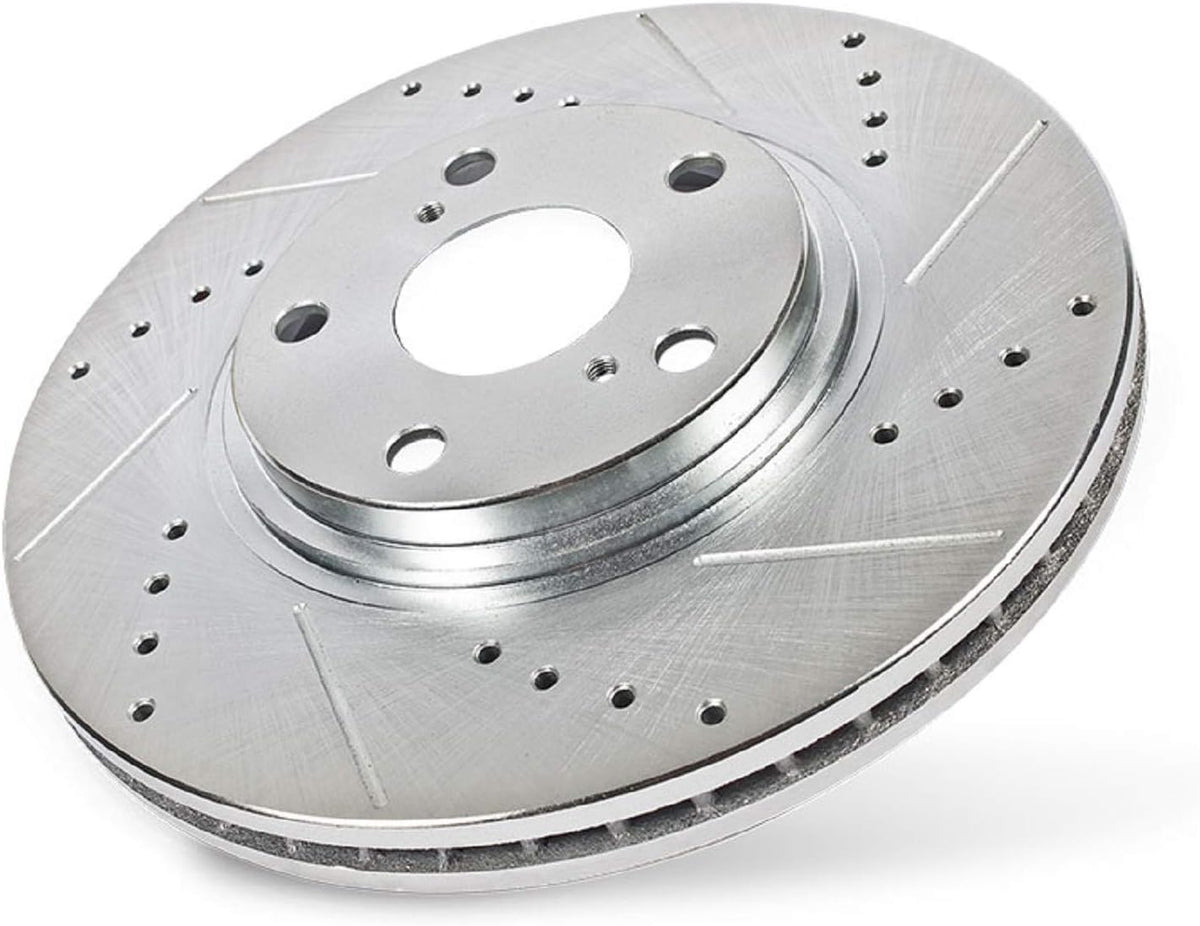 Z23 Carbon Fiber Brake Pads with Drilled & Slotted Brake Rotors Kit V94436