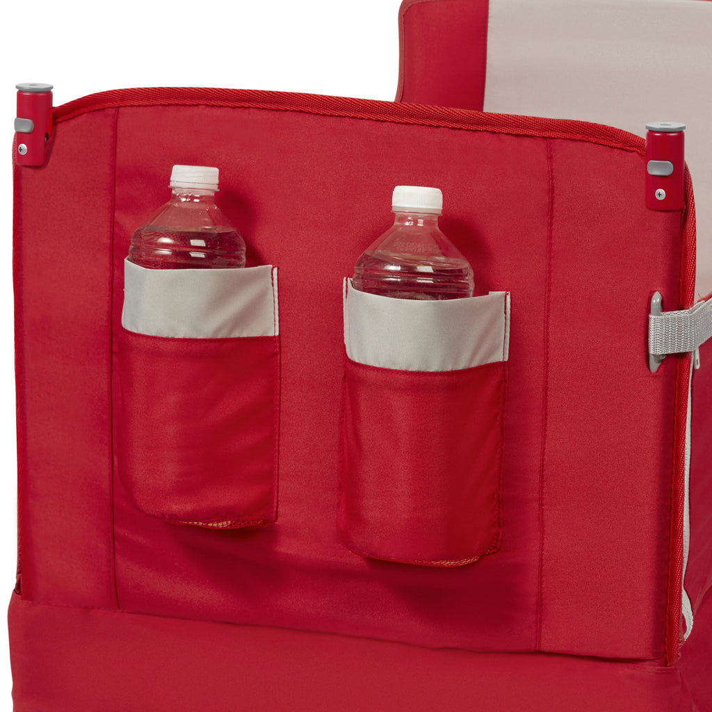 3-in-1 Folding Kids Wagon with Canopy, Red A87427