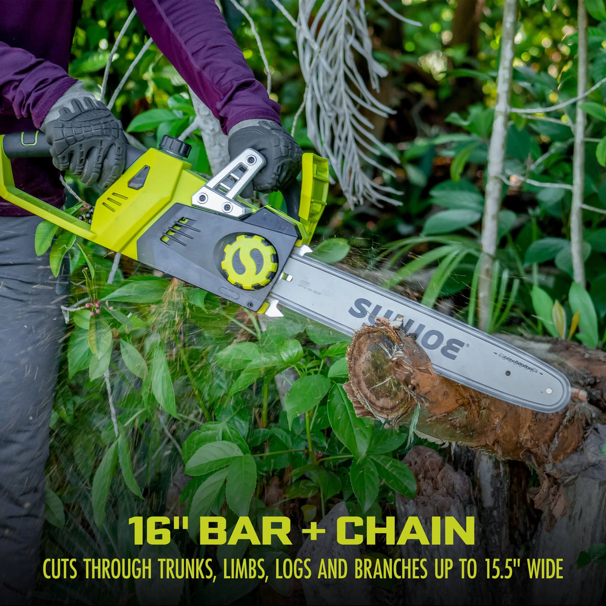 48V Cordless 16-inch Chainsaw O206