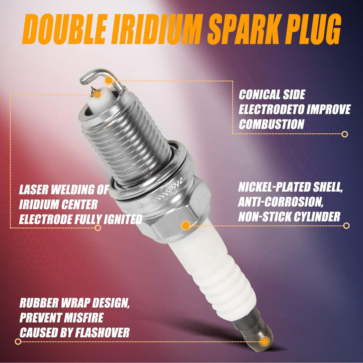 Ignition Coil Pack with Spark Plug Set of 6 A587609