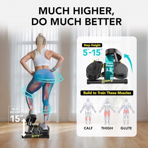 Mini Twist Stepper with 330LBS Weight Capacity O79488