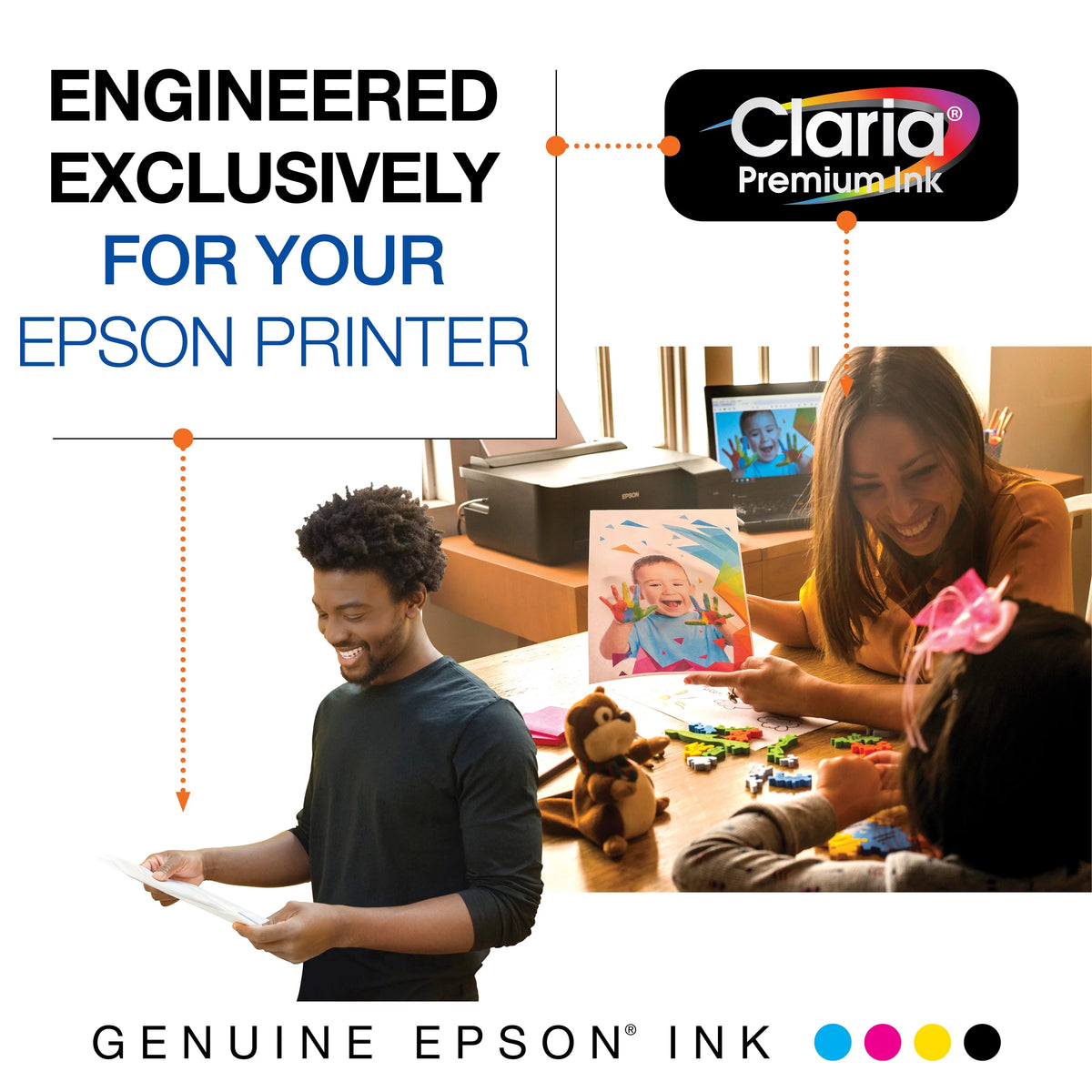 EPSON 202 Claria Ink Standard Capacity Black & Color Cartridge Combo Pack C836195
