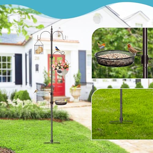 6-Hook Bird Feeding Station Kit with 4 Feeders Q6087