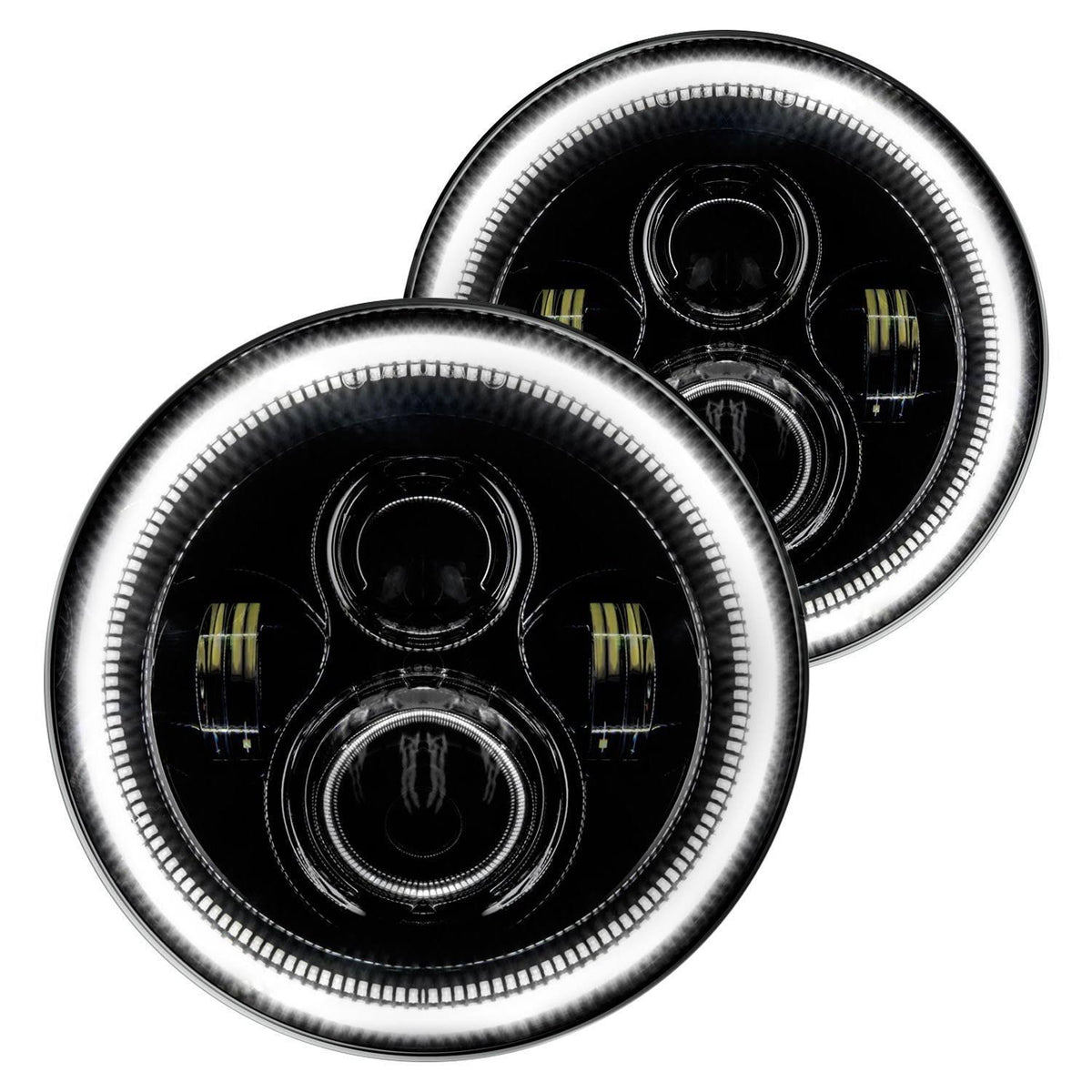 7in. LED Headlights (Pair) White P676