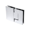 Brushed Satin Chrome Glass-to-Glass Hinge Z897