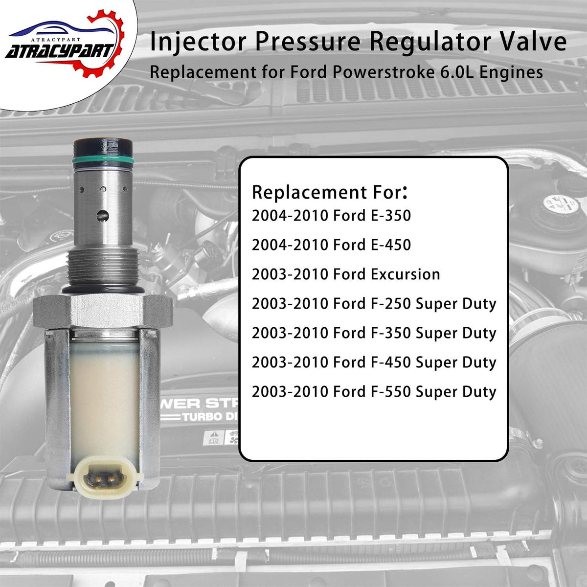 6.0 IPR Valve Injector Pressure Regulator Pack of 2 I5536