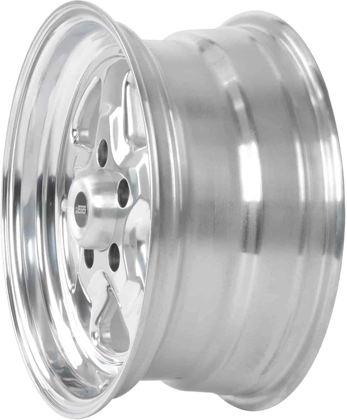 Polished Aluminum Wheel 15” x 7” with Center Cap R54571