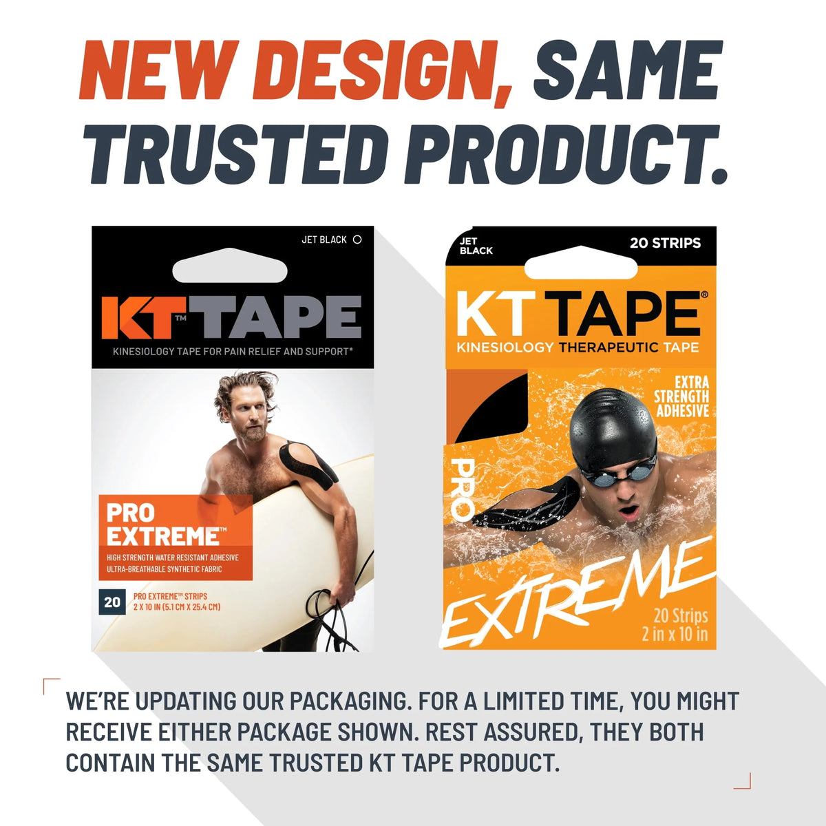 Black Synthetic Kinesiology Tape 20 Precut Strips F869