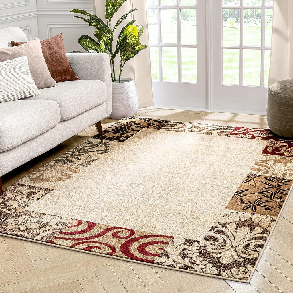 Beige 9x13 Rug A3609