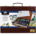 Wooden Box Art Set Acrylic Painting 25pc Z4158