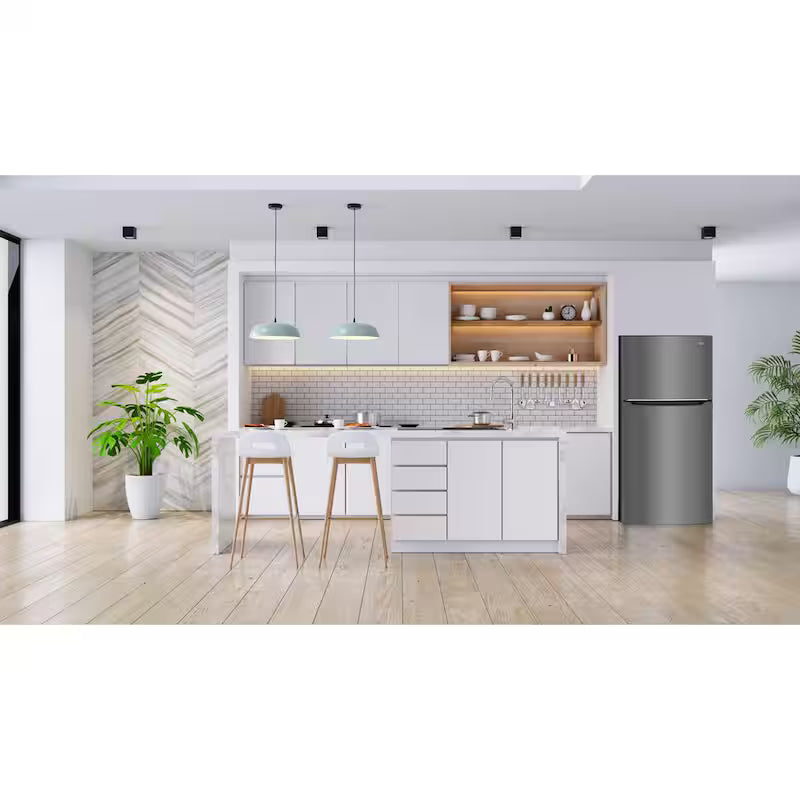 20.0 cu. ft. Top Freezer Refrigerator in Black Stainless Steel B564418