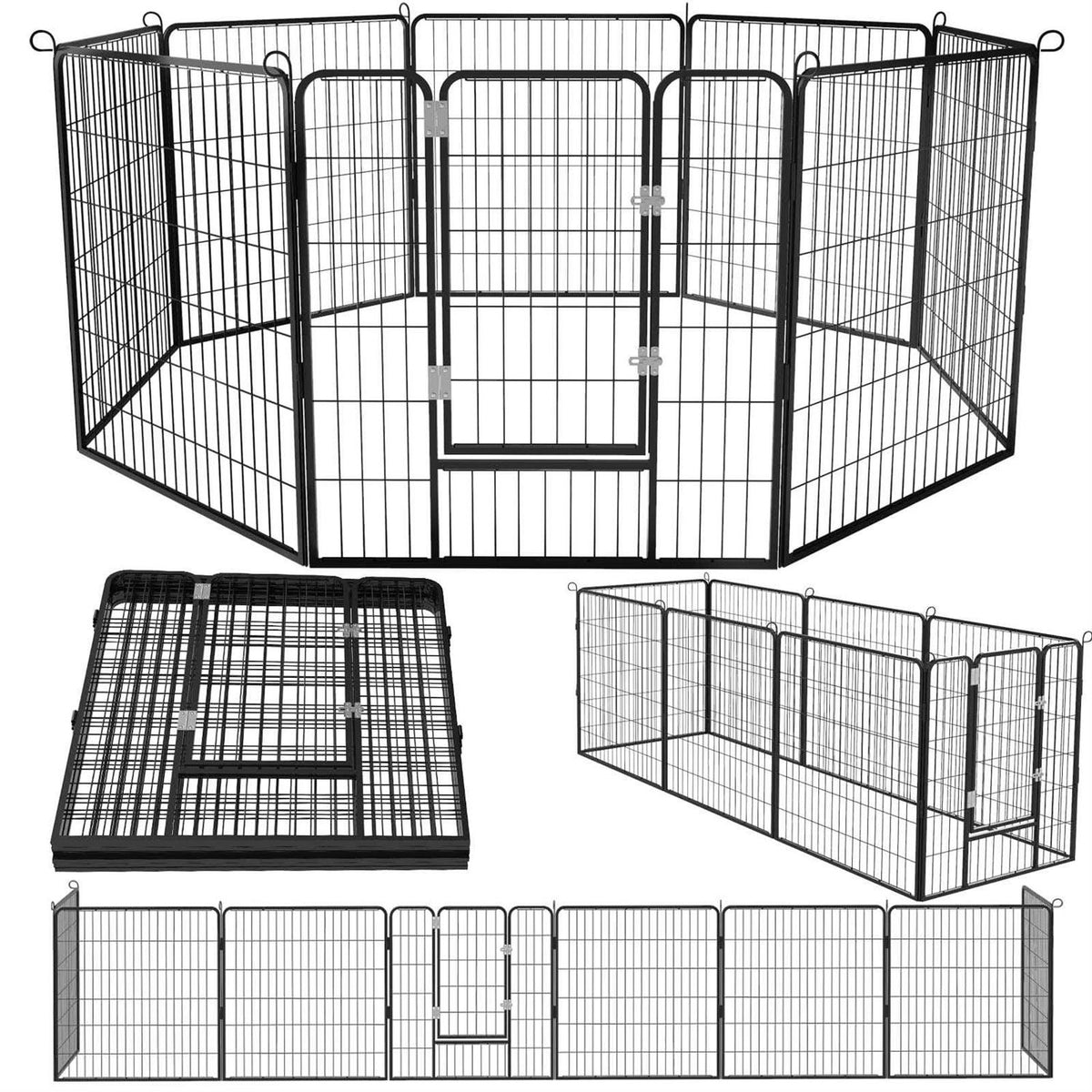 Heavy Duty Metal Dog Playpen 32 Width V993