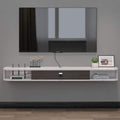 Wall-Mounted Floating TV Console with Door and Storage G942
